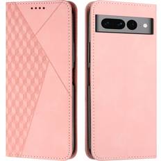 Google Pixel 7 Pro Wallet Cases GANGXUN Pink Case for Google PIXEL 7 PRO Cover Wallet Protection PU Leather Flip Magnetic