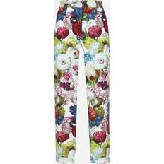 Multicolore Pantaloni Dolce & Gabbana Cotton Pants Woman Multicolor