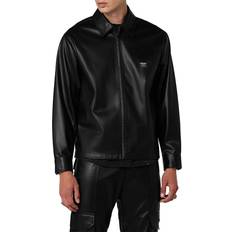 Leather - Men Shirts Hudson Jeans Zip-Up Shirt