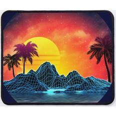 BearLad Mouse Pad 80s retro aesthetic vaporwave