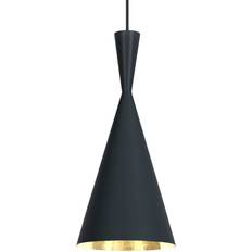 Tom Dixon Illuminazioni Tom Dixon Beat Tall LED Nero Lampada a Sospensione