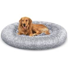 Feandrea Hundebett in Donut-Form waschbar weichem