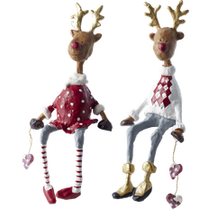 Medusa Copenhagen Mr & Mrs Rudolf 2016 Standard Julpynt 17cm 2st