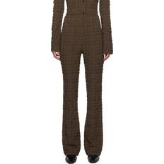 Brown Juna Trousers Dark Brown