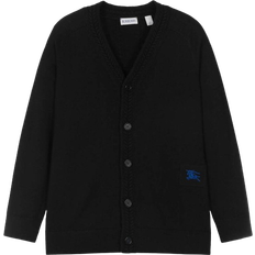 Schwarz Cardigans Burberry Kid's Wool Cardigan - Balck