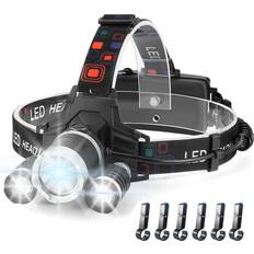 Flashlights Ikaama Rechargeable Headlamp 6000 Lumen