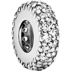 Pandora Charms & Anhänger Pandora Sparkle Spacer Charm - Silver/Transparent