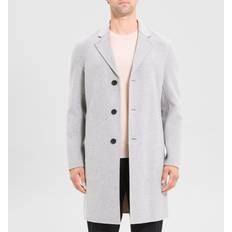 Long - Man Coats Theory Almec Coat Homme Gris Lt Grey Melange