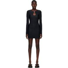 Ksubi Black Charmed Keyhole Minidress 001 Black