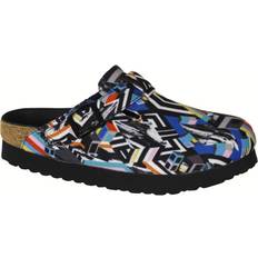 Thong Outdoor Slippers Birkenstock Unisex Boston Pattern Clash Polychromatic Narrow