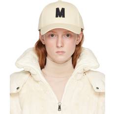 Moncler Unisex Caps Moncler Appliqué Cap - Black