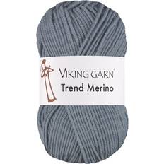 Garn viking trend merino 423 gråblå