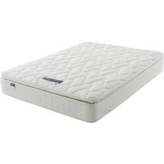 190cm - Double Beds Spring Mattress Silentnight Eco Comfort Miracoil Pillowtop Coil Spring Matress 135x190cm