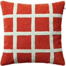 Checkered Cushion Covers Chhatwal & Jonsson Check Cushion Cover Orange (50x50cm)