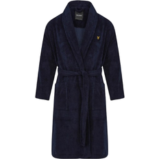 Lyle & Scott Towelling Dressing Gown - Peacoat