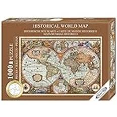 Close Up Historical World Map Puzzle 1000 pieces Aimee Stewart- 68 x 48 cm made in Germany, special puzzle cardboard