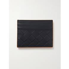 Bottega Veneta Tegnebøger Bottega Veneta Intrecciato Leather Cardholder Men Blue