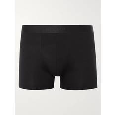 Mens Black Micro-modal Trunks
