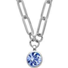 Dyrberg/Kern Halsband Dyrberg/Kern Lisanna SS Light Blue Dam Halsband Med Hänge