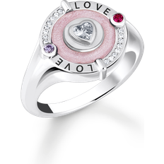 Silber Ringe Thomas Sabo Damenring Sterling Silver TR2447-390-9-58 silber