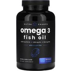 NutraChamps Omega 3 Fish Oil Lemon 180 pcs