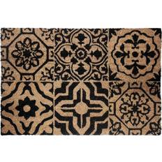 Marron Paillassons Paillasson Rectangulaire L 40 x 60 cm Coco Imprime Lisbonne Marron cm