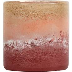 Byon Calore Windlicht-Vase M Ø15 cm Rosa-beige-bordeaux