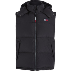 Tommy Jeans Alaska Hooded Down Puffer Vest - Black