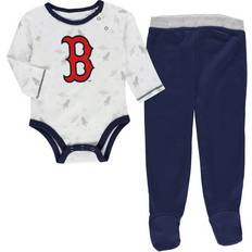 Outerstuff Newborn & Infant Navy/White Boston Red Sox Dream Team Bodysuit Hat & Footed Pants Set