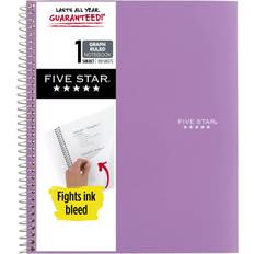 Five Star Five Star Spiral Notebook, 1-Subject, Graph Amethyst