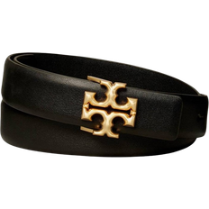 Tory Burch Accessoires Tory Burch Eleanor Belt - Black/Gold