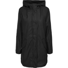 Femme - XS Vêtements de pluie Only Long Rain Jacket - Black