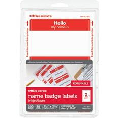 Office Depot Business Card Holders Office Depot Hello Name Badge Labels 2