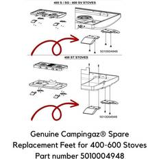 Campingaz Â Plastic Feet for 400-600 Series Stoves 5010004948 Genuine Spare