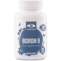 Bor kosttilskud Healthwell Boron 9 Capsules 90 stk