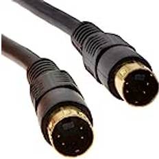Cables Kenable SVHS S Video Plug to Plug Video Cable 4 Pin Mini DIN Gold 1.5m 1.5m