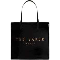 Ted Baker Borse per la spesa Ted Baker Crinkon Large Crinkle Texture Icon Bag - Black