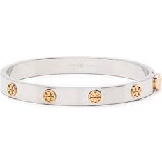 Tory Burch Miller Stud Hinge Bracelet - Silver/Gold