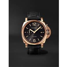 Panerai Luminor Due Automatic 42mm Goldtech and Alligator Watch, Ref. No. PAM01041 Men Black