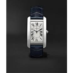 Tank Américaine Automatic 45mm and Alligator Watch, Ref. No. CRWSTA0018 Men Silver
