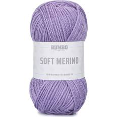 Bumbo Soft Merino garn sart lilla På lager i et varehus