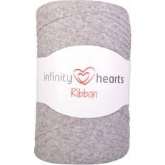 Ribbon garn Infinity Hearts Ribbon Ljusgrå 120m