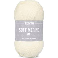 Bumbo Soft Merino Fine garn råhvid På lager i et varehus