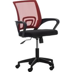 CLP Auburn Red Office Chair 84cm
