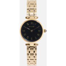 Ivy n Rox Klockor Ivy n Rox Timeless damklocka rund, guld/svart, 24 mm