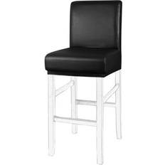 Loose Chair Covers PiccoCasa Waterproof Bar Loose Chair Cover Black