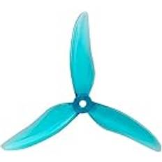 MANGRY 51499 5.1X4.99X3 3-bladig propeller for Rc Fpv Racing Freestyle 5-tums drönare Vervanging Diy Onderdelen Color 12 pairs of cyan