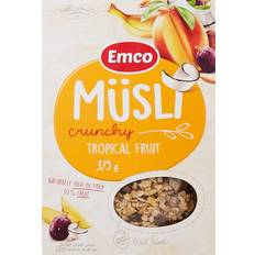 Fruit Cereal, Porridge & Oats Emco Crunchy Müsli with Tropical Fruits 375g 1pack