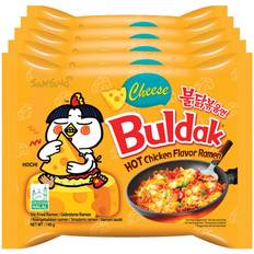 Samyang Hot Chicken Buldak Ramen Noodle Cheese Flavor 140g 5Pack