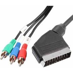Cables Pro Signal Pro signal scart-stecker auf 3x phono rca-steckerkabel 1.5m